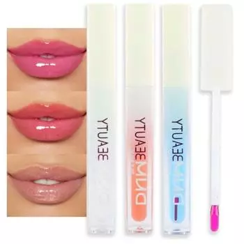 Warm Change Sparkling Clear Lip Glaze Увлажняющий полупрозрачный зеркальный блеск для губ
