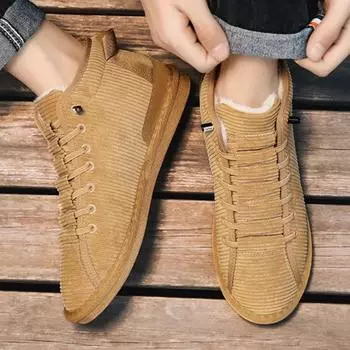 Warm Cold Proof Cotton Shoe Male Winter Shoes High Top Thick Plush Footwear Offer Luxury Work Fleece Fur Sale Men s Snow Boots 39