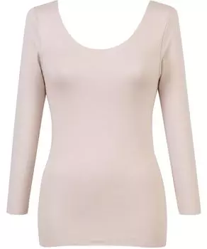 Warm cotton does not show through the does not get stuffy comfortable long EL4872 BE [Wing/Wacoal] innerwear, 100% (skin side), outerwear, [Cotton