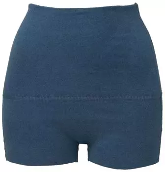 Warm Double brushed Free Comes with a belly 561 [Airin] Leggings, Factory, material, cut, band, Stackable, Half-length bottoms, Women s Moku-Navy