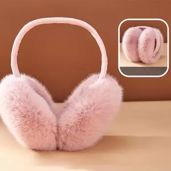 Теплые наушники женские зимние наушники из искусственного меха теплые наушники женские для девочек плюшевые наушники утеплители для улицы повязка на голову