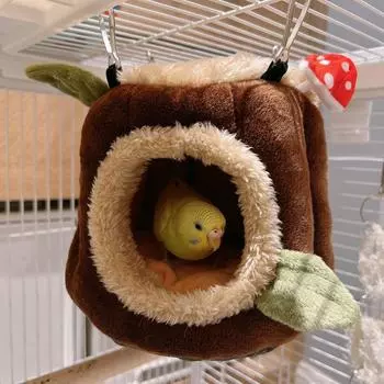 Warm Hamster House Cute Guinea Pig Tent Bird Tent Bird Parrot Cages Hamster Cage Accessories M