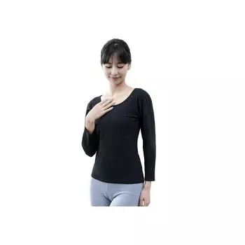 Warm Heat Cold Moisture Heat Long Sleeve Heat Generating Material Cycle Thermal Innerwear [Arecom] Innerwear, Women s, Tech, Protection, Absorbing,