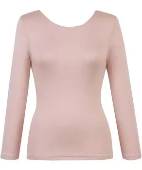 Warm inner cotton brushed stretchy material stretch long narrow EL6913 SP [Wing/Wacoal] blend, lining, [Easy thermo] 3/4 sleeves, sleeves, neck,