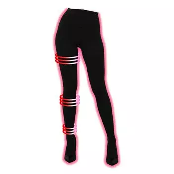 Warm M [Magic Tights] Колготки с флисовой подкладкой, компрессионные, с флисовой подкладкой, женские, зимние, черные, черные