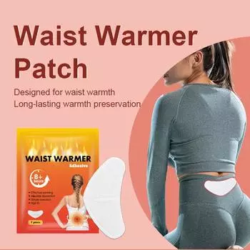 Warm Patch согревающий пластырь на талию 8 часов тепла 1 шт One Size оранжевый