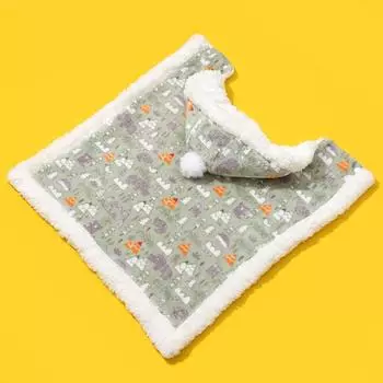 Warm Pet Hoodie Cloak Windproof Pet Cloak Blanket Dog Quilt Cloak for Winter Autumn M