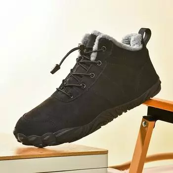 Warm Plush Couple Snow Boots Winter Men s Ankle Boots Outdoor Non-slip Men Work Boots Fashion Winter Sneakers Big Size 36-48 36