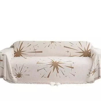 Warm Velvet Sofa Cover Cloth Winter Thickened Jacquard Cushion Sofa Cushion Cover Autumn and Winter Anti-cat Scratch Blanket Full Cover 180*130cm