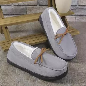 Warm Winter Slippers Woman Family Ladies Slippers Fur Plush Women s Slippers Home Lovers Female Indoor Cotton Shoes Footwear 36-37 темно-коричневого