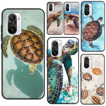 warming green turtles For Xiaomi Mi 11 Lite Mi 12 Pro 12X 10T 11T Pro Case Cover For POCO X3 X4 Pro GT M3 M4 F3 Mi 9T (9T Pro)
