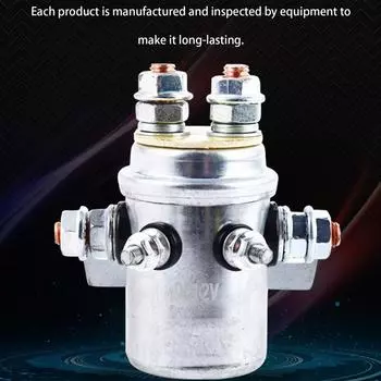 Warn Winch Solenoid Контактор соленоида лебедки Электрическое реле лебедки Контроллер соленоидов лебедки Детали лебедки для всех моделей 12-24 В серебряный