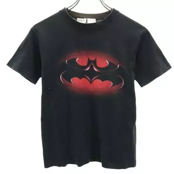 Warner Bros 90s BATMAN Old USA Made Print Short sleeve T-shirt S Kid s Used