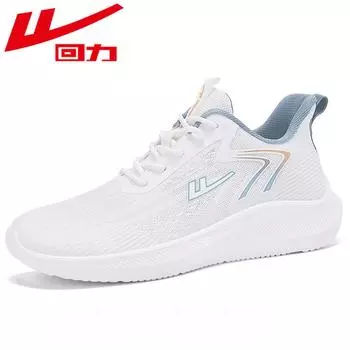 Warrior Кроссовки сетчатые мужские дышащие, легкие, кроссовки для бега 39 темно-синий