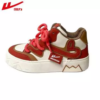 Warrior Love High-top Shoes Женская универсальная обувь Повседневная спортивная обувь для сноуборда на платформе 34 оранжевый