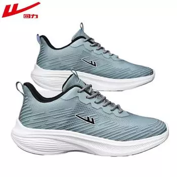 Warrior Мужская обувь, спортивная обувь, мужские легкие дышащие повседневные кроссовки для бега на открытом воздухе 39 серый