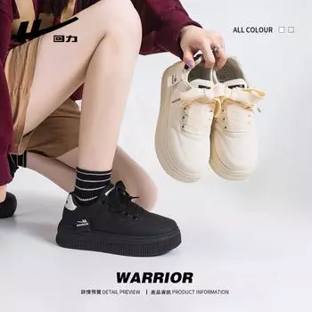 Warrior Обувь для сноуборда Женская универсальная повседневная обувь Платформа для увеличения высоты Обувь для сноуборда 35 чёрный