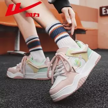 Warrior Повседневная обувь на платформе Универсальная пара Ретро-обувь для сноуборда 35 синий