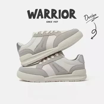 Warrior Повседневная обувь Универсальная женская обувь в стиле ретро Forrest Gump Board Shoes 35 темно-синий