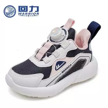 Warrior Весна и осень Новые дышащие кроссовки Детские сетчатые повседневные туфли Легкие кроссовки 26