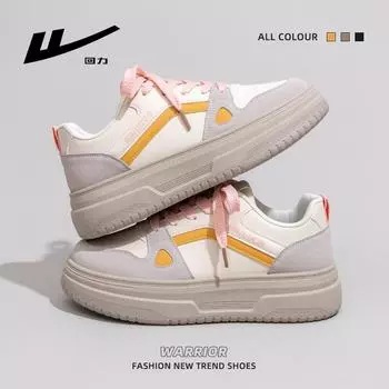 WARRIOR Женская обувь Бордовые туфли Белые туфли 35 бежевый