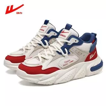 Warrior Женская обувь Daddy Shoes Warrior Мужская обувь Couple Casual Sneakers 35 красный