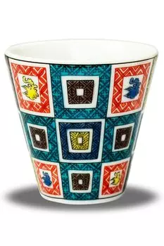 Washa no Kura Lucky Ochoko Sake Utensil Кутани Урожай Чашка для сакэ Узор из булыжника Керамическая марка Японская посуда Чашка для чоко Сделано в Японии