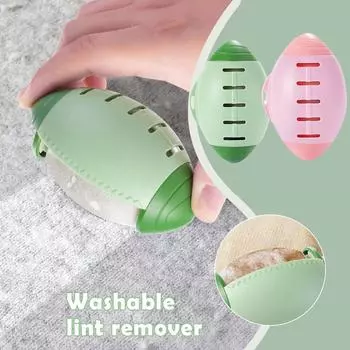 Моющийся вязкий ролик для волос многоразовая одежда удаление домашних животных, клей для волос устойчивый подходит W8F0 green-1pcs