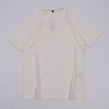 Washed Pocket T-shirt Summer Casual Top Short Sleeve White L