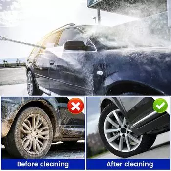 Washer Hose Wand Nozzle Sprayer High Pressure Jet Washer Wand Car Wash Water Gun Garden Cleaning Tools with 3 Nozzles