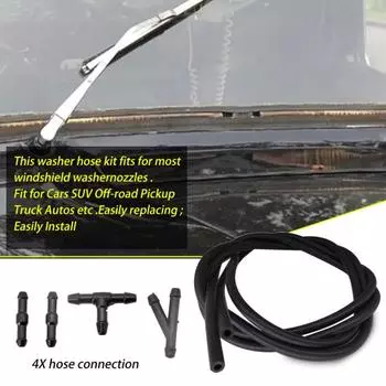 Распылитель стеклоочистителя омывателя Эффективный широкополосный резиновый шланг для омывателя лобового стекла автомобиля