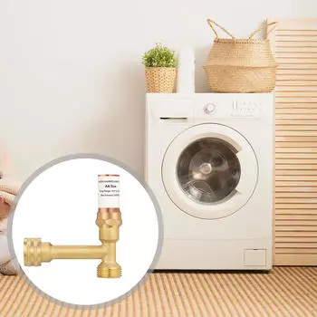 Washing Machine Water Mallet Arrestor,3/4 NH Male Female Thread Part Lower Noise Fitting