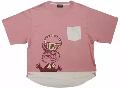 Watanabe Moomin Layered Little Pink T-Shirt, My,