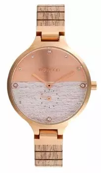 Watch 9818226 Beige [Wiwood] Women s