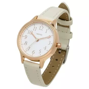 Watch Analog Leather Strap White Rita White [Fieldwork] Women s JN028-1 белый