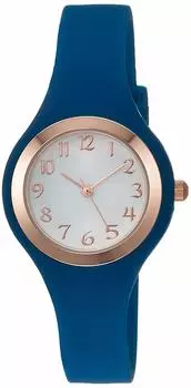 Watch Analog Muffin Silicone Belt White Dial Blue [Fieldwork] ASS109-14 Women s