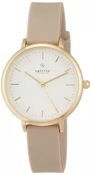 Часы аналоговые NF Soira с силиконовым ремешком без никеля серые [Fieldwork] YM031-2 женские серый