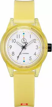 Watch Analog Smile Solar Matching Style Waterproof Urethane Belt Yellow [Citizen Q&Q] RP29-008 Women s жёлтый