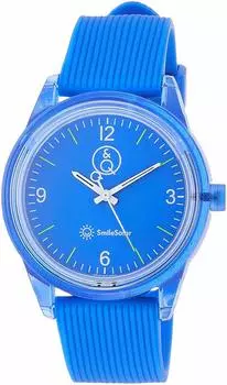 Watch Analog Smile Solar Waterproof Urethane Belt Blue [Citizen Q&Q] RP10-008 Men s синий