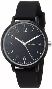 Часы аналоговые Soder большой силиконовый ремень черный [Fieldwork] YM007-5 женские чёрный