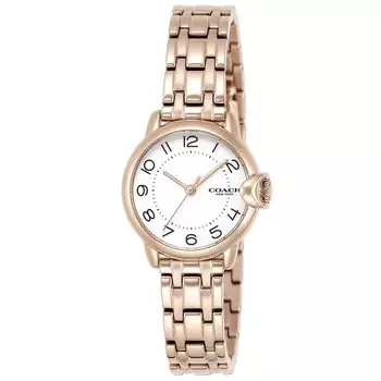Watch ARDEN White Dial Stainless Steel Quartz 28MM Watch 14503603 Rose Gold [Coach] Women s [Item]