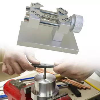 Инструмент для снятия безеля часов Машина для ремонта Простая в использовании замена регулируемых часов Задняя часть серебряный