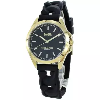 Watch Black Silicone Rubber 14503783 [Coach] Women s [Item]