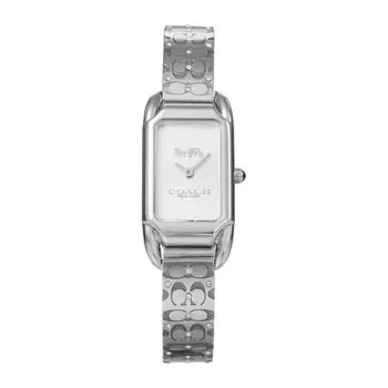 Watch CADIE White Dial Quartz Daily Waterproof Mineral Glass 14504147 Silver [Coach] 17.5mm Women s [Item]
