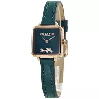 Watch CASS Square Leather Strap 14504227 [Coach] Women s [Item]