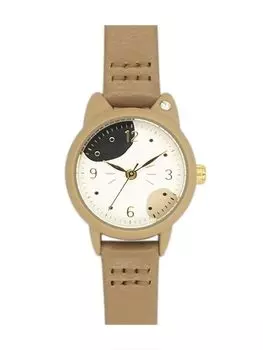 Watch Catmint Cat Case Watch BR Brown [Follow] H01023S-1 Women s коричневый