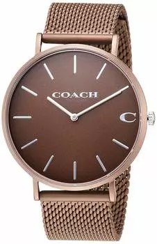 Watch CHARLES 14602471 Brown [Coach] Men s [Item]