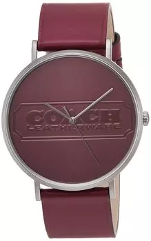 Watch CHARLES 14602598 Bordeaux [Coach] [item] красный