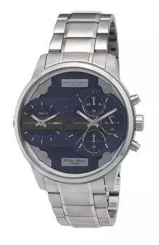 Watch Charles Paris Dual Time Chronograph Date Silver [Charles-Hubert Paris] Hubert, 4008-E Men s