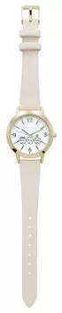 Watch Chikawa Analog Leather Strap Leather Watch Set White Pink [Fieldwork] Women s CKW002-4 белый